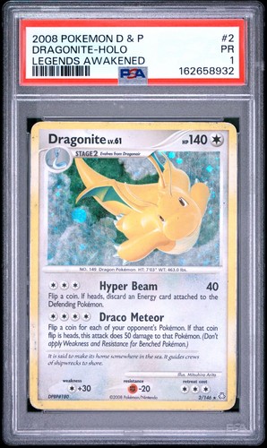 Dragonite graded PSA 1 for sale on eBay