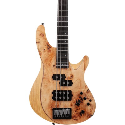 Schecter Reaper-4 4-String Bass Guitar, Ebony Fingerboard, Natural Satin