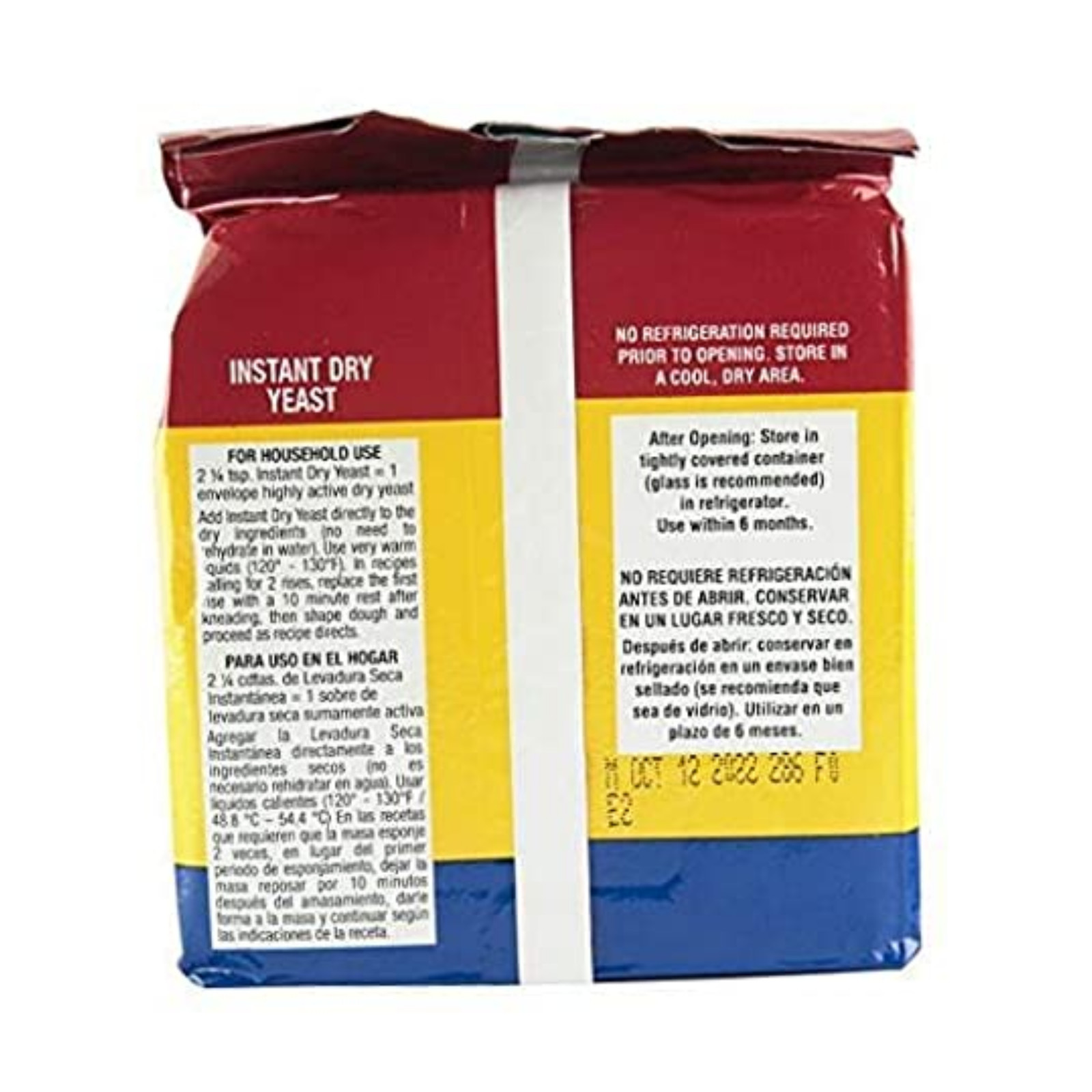 Fleischmann's Instant Dry Yeast Bread Baking 1lb Expire 09/2029 Free Shipping