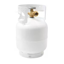 PROPANE TANK CYLINDER BOTTLE CONTAINER SMALL LP TANKS 5LB FOR GRILL HOME GAUGE
