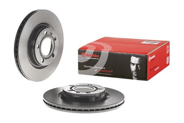 2X Bremsscheibe Prime Line - UV Coated Brembo 09.7196.11 FüR Audi Seat A4 VW 8E5-image