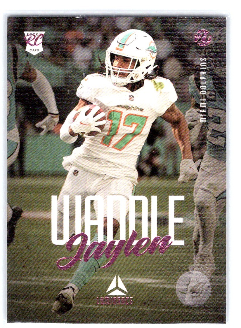2021 Panini Chronicles #213 Jaylen Waddle Luminance Update Rookies Bronze
