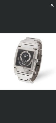 de GRISOGONO Instrumento Uno Dual Time Men's Watch Steel Bracelet Plus Alligator