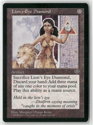 Lion's Eye Diamond Mirage MTG Magic: The Gathering | eBay