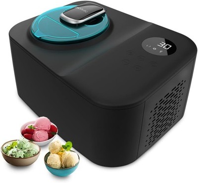 Cecotec Gelacy 1200 Touch Eismaschine mit Kompressor 1,2 L   Neu OVP #07