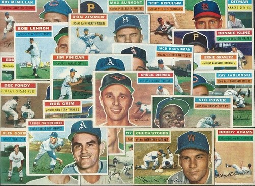 Willard Schmidt #323 1956 Topps card