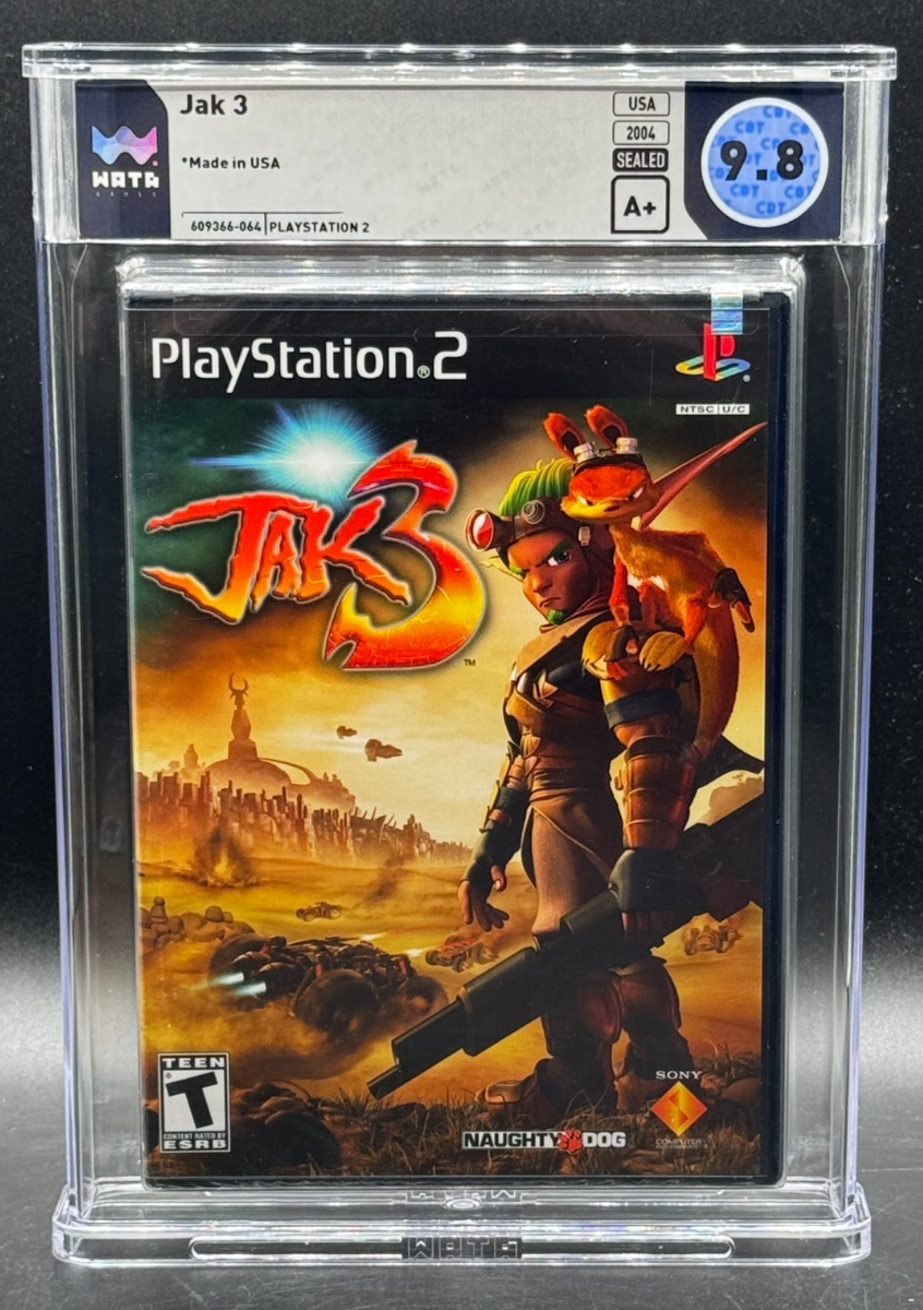 Jak 3 Sony PlayStation 2 PS2 Sealed New WATA 9.8 A+ Graded