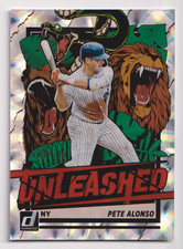 2021 Panini Donruss PETE ALONSO #UNL7 Silver Unleashed /349-Mets
