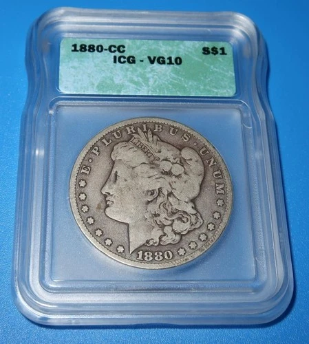 1880-CC Morgan Dollar — photo from the most recent tracked eBay sale