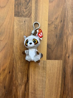 Ty Beanie Boo Kuscheltier Neu (Waschbär Lemur Racoon Madagascar)