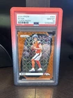 2024 Panini Prizm Bo Nix Orange Lazer #309 Rookie Card RC PSA 10 Gem Mint