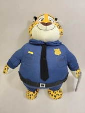 11" DISNEY ZOOTOPIA OFFICER CLAWHAUSER PLUSH NEW WITH TAG Leopard