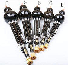 HuLuSi Ebony Professional Musical Instrument In D C, B G and F