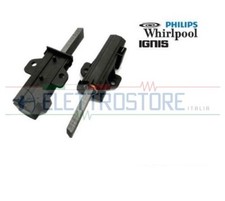 IGNIS WHIRLPOOL COPPIA SPAZZOLE CARBONCINI MOTORE SOLE LAVATRICE 481281729603