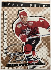 1994-95 UPPER DECK BE A PLAYER AUTO DAVE ELLETT SP NO. 65