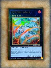 Yugioh Evolzar Laggia MGED-EN028 Gold Rare 1st Ed NM
