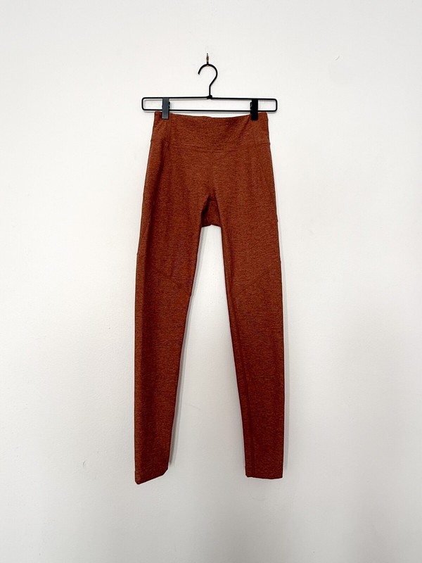 Outdoor Voices Marled Orange brown activewear leggings size small