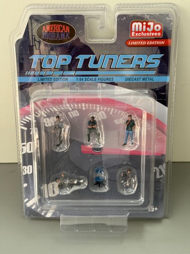 AMERICAN DIORAMA 1:64 SCALE MIJO EXCLUSIVE TOP TUNERS FIGURES - 第 1/2 張圖片