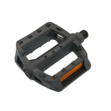 Wellgo 984 Plastic Resin Platform Pedals 9/16 Black PD11