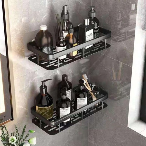 2 Duschablage Saugnapf Wandablage Ohne Bohren Duschregal Selbstklebend Duschkorb - Bild 9 von 14