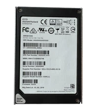 HPE SanDisk 400GB 2.5" SAS SSD 12Gb/s/512B/s Excellent Condition-92-100% HEALTH