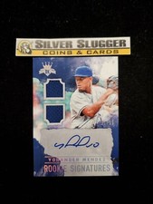 2017 Yohander Mendez Diamond Kings Jersey Auto /99 ! Texas Rangers!