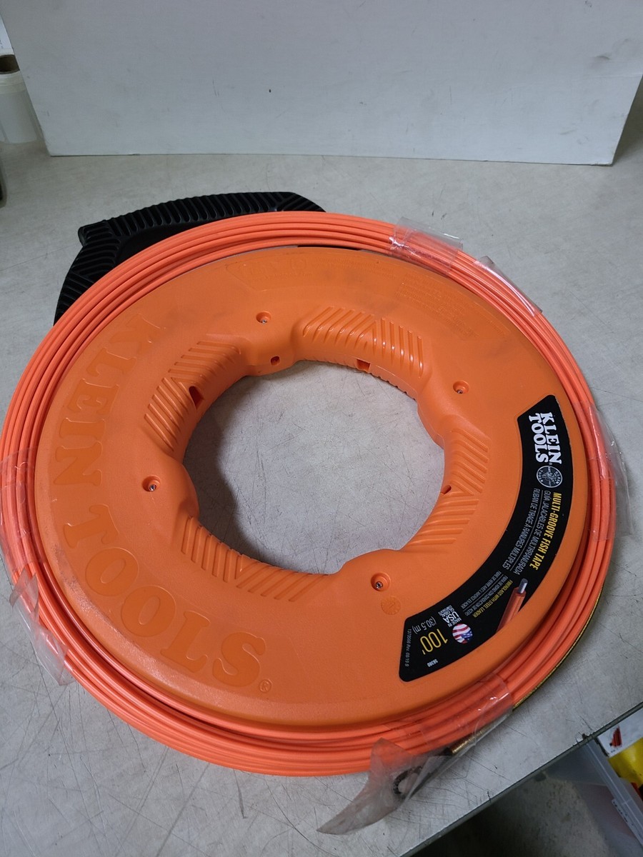 56380 Klein tools Fiberglass Fish Tape with Spiral Steel Leader