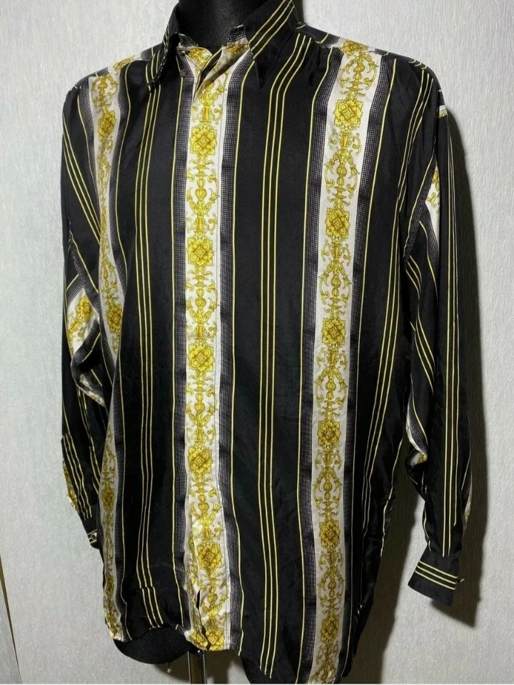 Versace Classic V2 Sea Baroque Silk Shirt Size M eBay