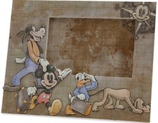 Disney Mickey Pals World Traveler 4x6 photo frame Donald Goofy Pluto NEW
