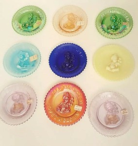 Mosser Eros Lot Of 9 Mini Decorative Plates Duplicate Koko Lt