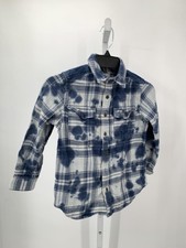 WHITE PLAID BTN DOWN