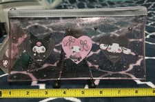 NEW Kuromi Sanrio CHARACTERS Zipper Case Hello Kitty AUTHENTIC "Made In Japan"