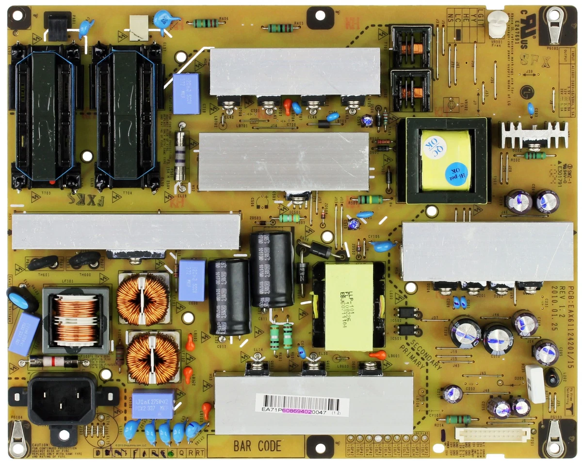 Kit Onduleur (master/slave) Pour LG DU-37LZ30 - 6632L-0191A / 6632L-0192A