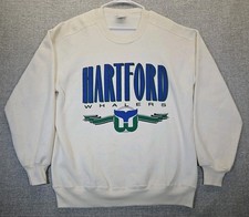 VTG 80's Hartford Whalers Crewneck Sweatshirt Men's XL USA Deadstock Cond *READ*