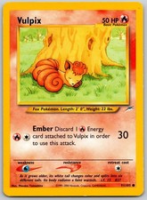 Vulpix 91/105 Common Neo Destiny Pokemon Unlimited Moderately Played on eBay