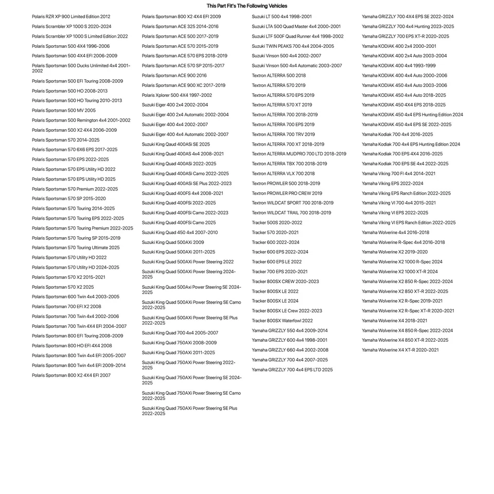 Tusk Aramid Terrabite® 10 Ply Tire 27x11-12 For CAN-AM Outlander Max 800R EFI XT - Изображение 4 из 4