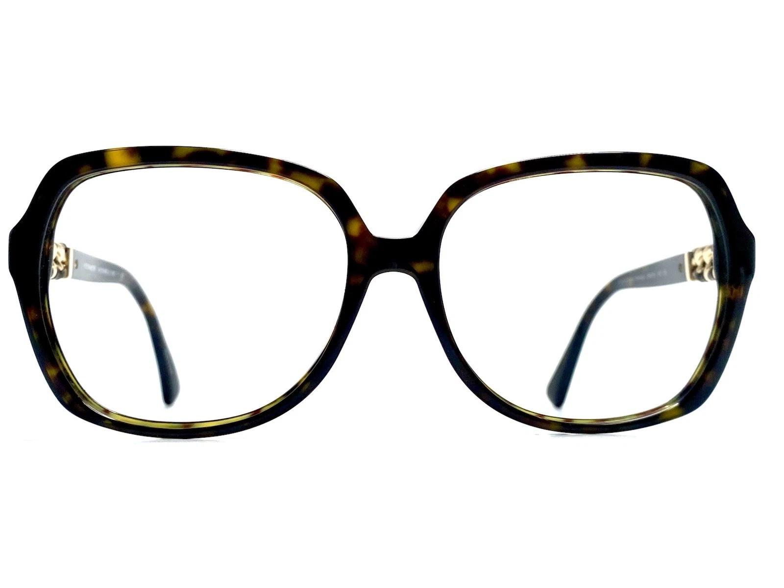 Coach Occhiali Quadrati Tartaruga Marrone Catena Oro HC8155Q L130 512 59 16 140