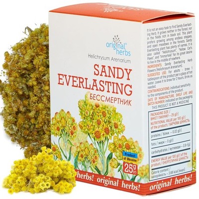 Sandy Everlasting (Бессмертник) Tea -25g (0.88 oz) | Loose Leaf,Original Herbs