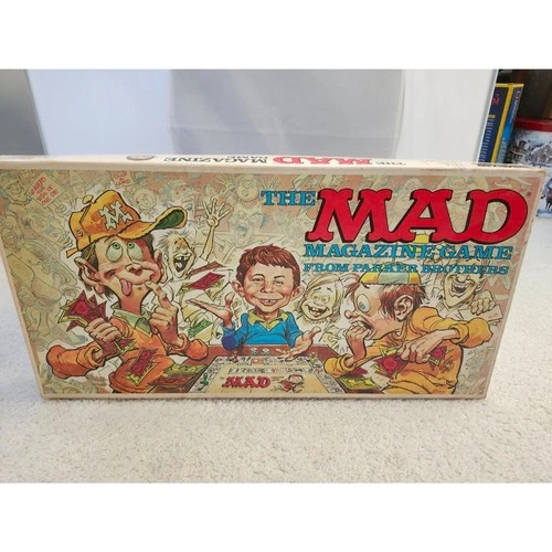 MAD Magazine Board Game – Parker Brothers – Vintage Satire – Complete 1979