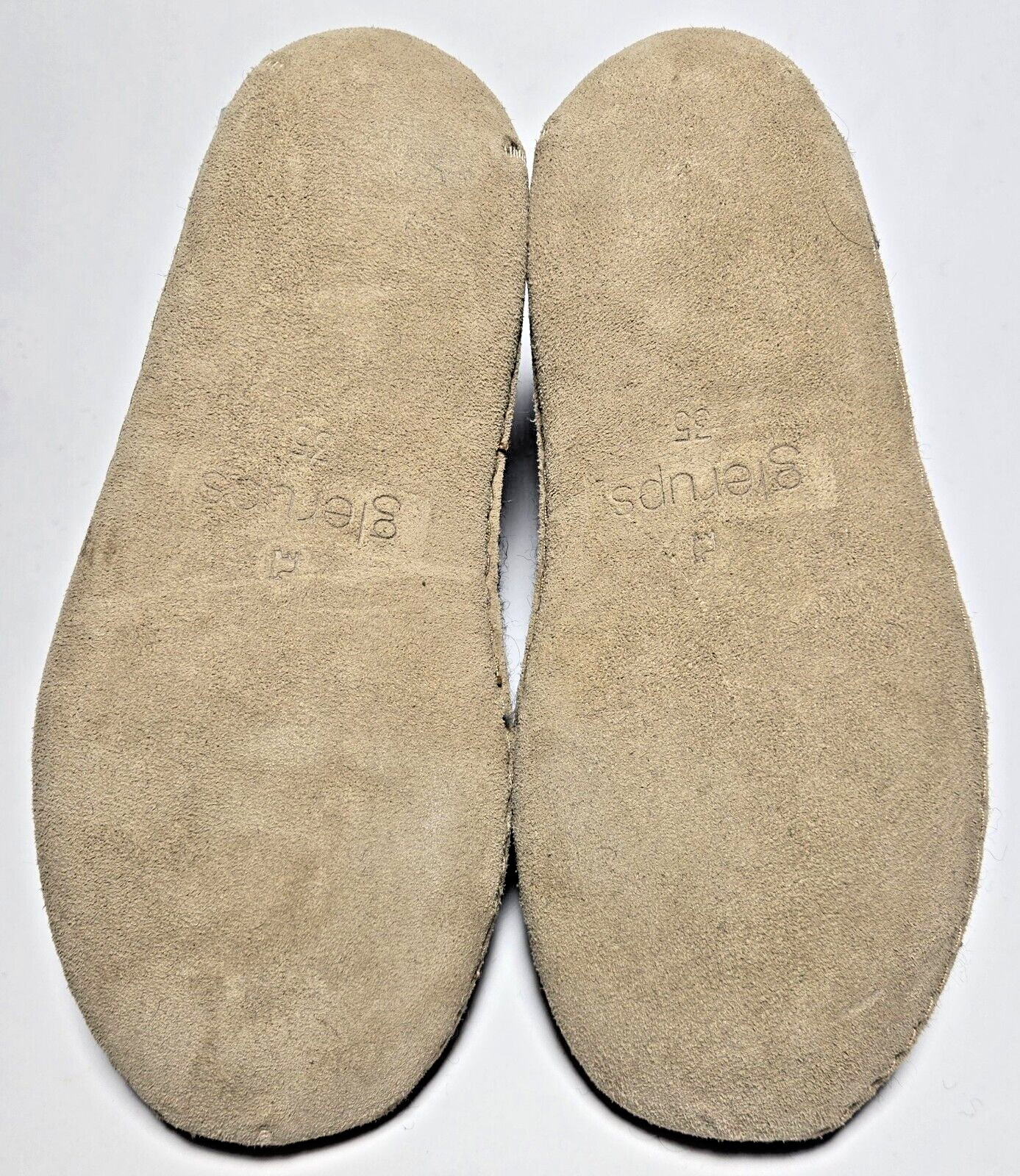 SAOLA Glerups Stivali Ciabatte in Lana con Suola in Pelle Donna Taglia EU 35 US 5 5 5