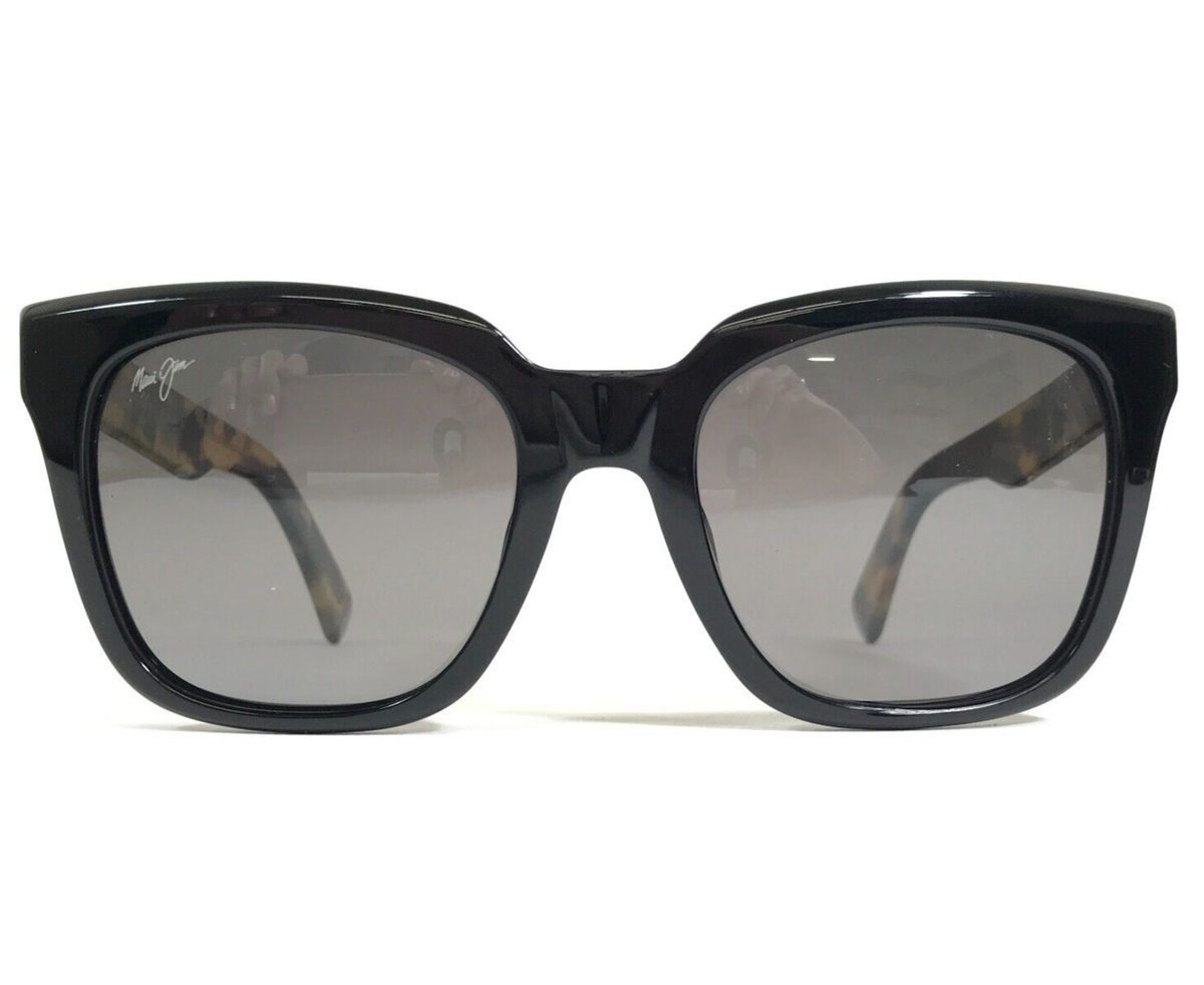 Maui Jim Sunglasses Heliconia MJ739-02B Black Tortoise with Neutral Gray Lenses Maui Jim Sunglasses HELICONIA MJ739-02B Gloss Black Tortoise  main image 2