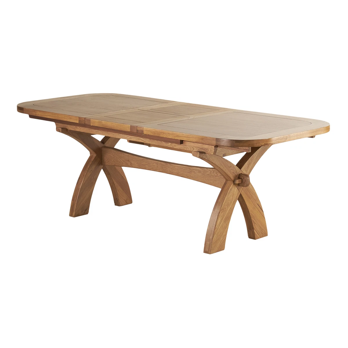 Oak Furnitureland Extending Dining Table Hercules Natural Oak RRP 919.99