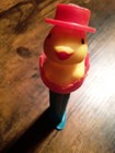 Vintage Pez Easter Yellow Chick Red Egg and Hat Blue Base — photo 5