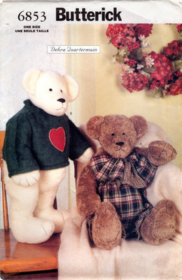 butterick teddy bear pattern