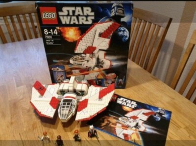  Lego Star Wars Set 7931 den Jedi T-6 Shuttle.VOLLSTÄNDIG mit OVP und Anleitung