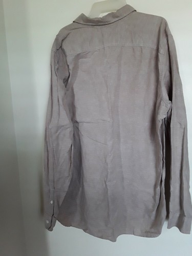 Gap Slim Fit Button Down Shirt Men's XXL tan - Picture 3 of 3