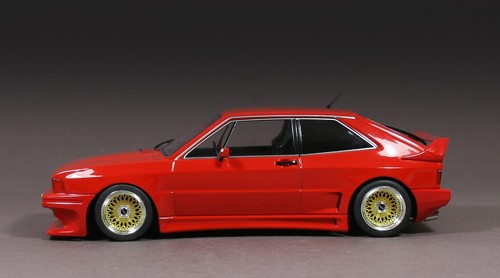 Llantas de aluminio VW Scirocco 1 Rieger GTO rojas BBS RS 15 pulgadas conversión 1/18 - Imagen 2 de 3