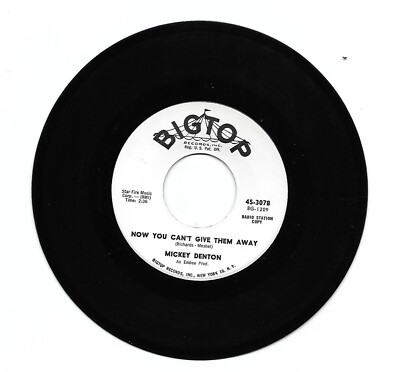 norherm soul popcorn MICKEY DENTON - NOW YOU CAN'T GIVE THEM AWAY - STEADY KIND