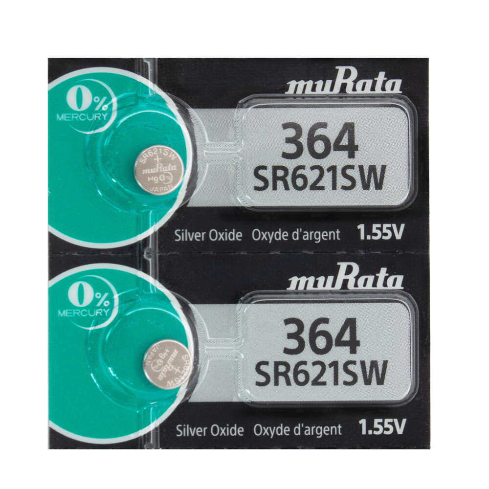 Pile Montre 1.55V 364 Argent - AG1 SR60 LR60 SR621 SR621SW - Foto 3