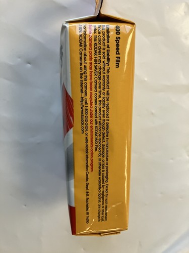 NEW SEALED Vintage Kodak FunSaver 35mm Camera & 24 Exposure Film ~ Exp May 2003 - Picture 3 of 4